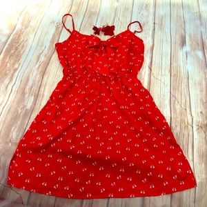 Red Sundress with Bow - Forever 21